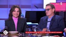 Juliette Binoche et Benoît Magimel dans l'émission 