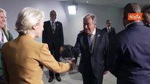 Von der Leyen incontra il segretario generale Onu Guterres nel Regno Unito