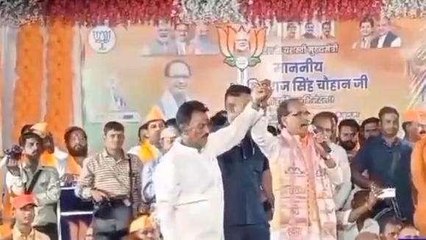 इंदौर: CM शिवराज सिंह चौहान ने किया सभा को संबोधित, जनता से माँगा समर्थन