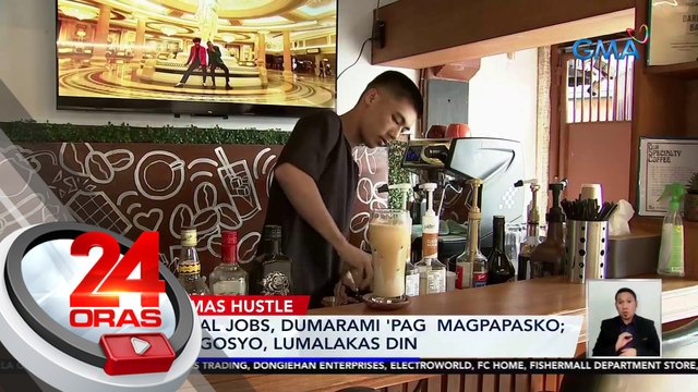 Seasonal jobs, dumarami 'pag magpapasko; mga negosyo, lumalakas din | 24 Oras