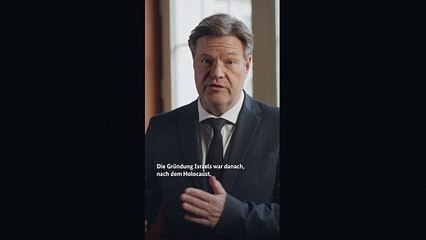 Habeck besorgt über Antisemitismus bei Teilen der Linken