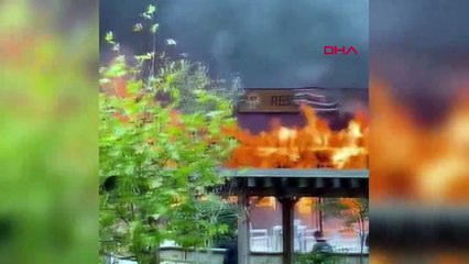 Trabzon'da Sera Gölü kıyısındaki sosyal tesis yangında kullanılamaz hale geldi