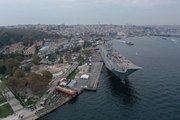 TCG Anadolu gemisi ziyaretçilerini ağırlıyor