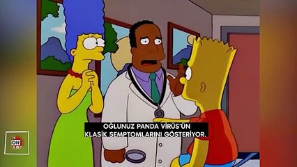 Simpsonlar'dan korkutan panda virüsü kehaneti