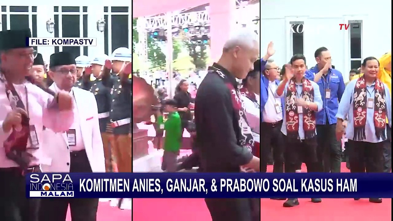 Kasus HAM Masa Lalu Menanti, Bagaimana Janji Penyelesaian dari 3 Pasang Capres-Cawapres?