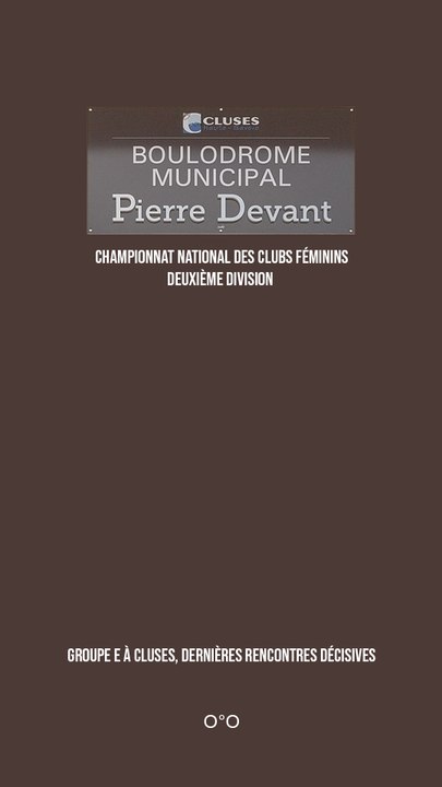 Championnat National des Clubs féminins deuxième division : Groupe E à Cluses, dernières rencontres décisives