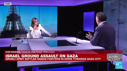 Israeli ground troops battle Hamas fighters, advance on Gaza City