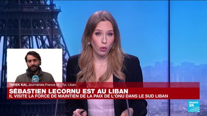 Liban : Sébastien Lecornu a rendu visite à la force de maintien de la paix de l'ONU sur place