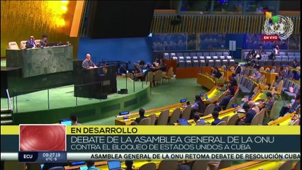 Representante de Belice ante la ONU llama al respeto de la soberanía cubana