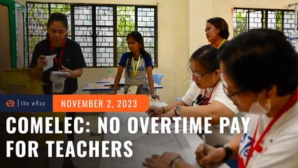 No overtime pay for teachers who served extra hours on barangay election day