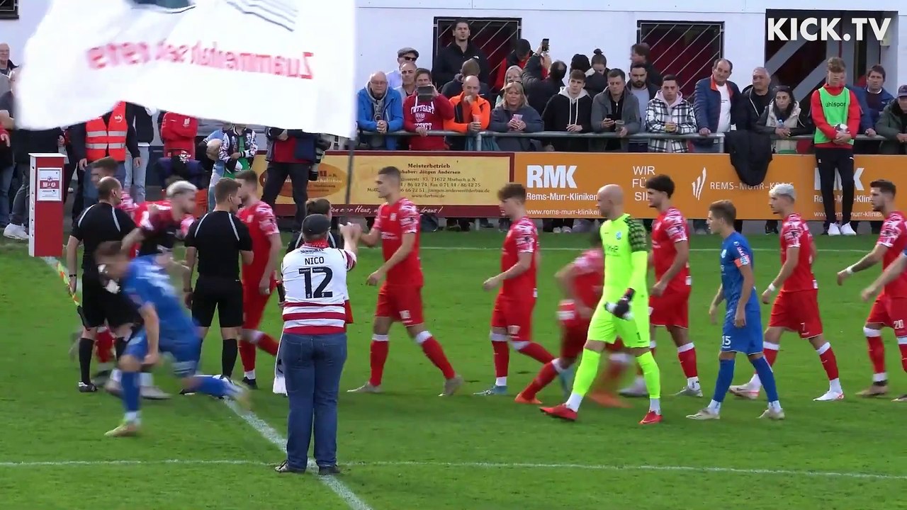 Packendes Achtelfinale: Backnang zwingt die Stuttgarter Kickers in die Verlängerung