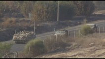 Carri armati israeliani vicino a Sderot nel Nord della Striscia di Gaza
