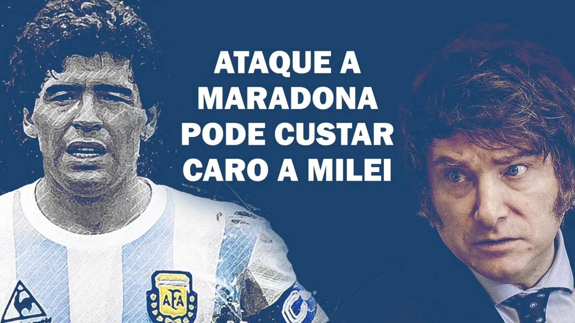 JAVIER MILEI SEMPRE FEZ ATAQUES A SÍMBOLOS ARGENTINOS COMO MARADONA E O PAPA FRANCISCO | Cortes 247