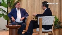 Félix Bolaños y Oriol Junqueras firman el acuerdo de investidura entre PSOE y ERC