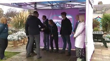 'Wheels' and Kate impress crowds on bike obstacle course