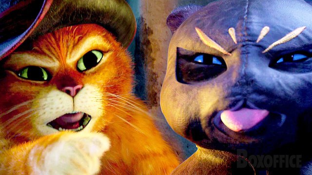 Duel de chats voleurs | Le chat potté | Extrait VF