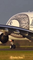 Aircraft Takeoff/Landing: Close-Up 4K Footage