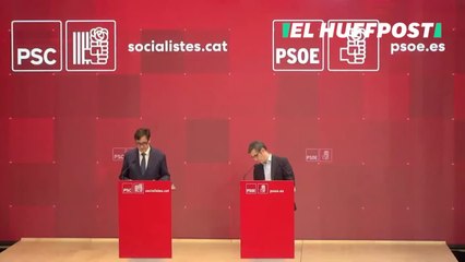 Salvador Illa: "Quiero expresar la satisfacción por encontrarnos más cerca de la investidura de Pedro Sánchez"