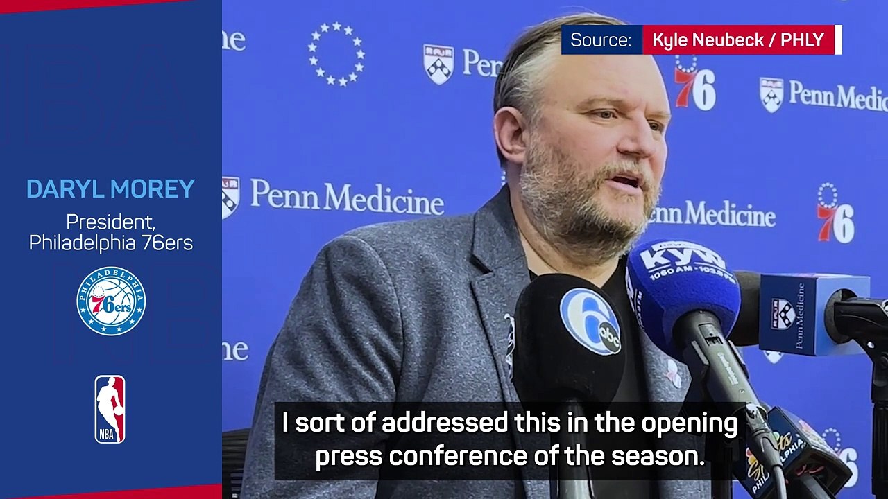 76ers president Morey moving on from Harden exit