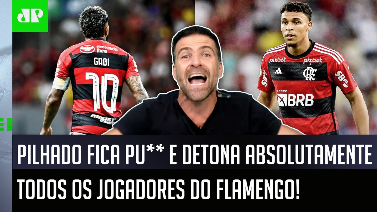 MEU DEUS! SURTOU! Pilhado PISTOLA e DETONA TODOS os JOGADORES do Flamengo (UM POR UM) após DERROTA!