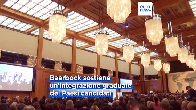 L'Unione europea sarà vulnerabile se non si allarga , dice Annalena Baerbock