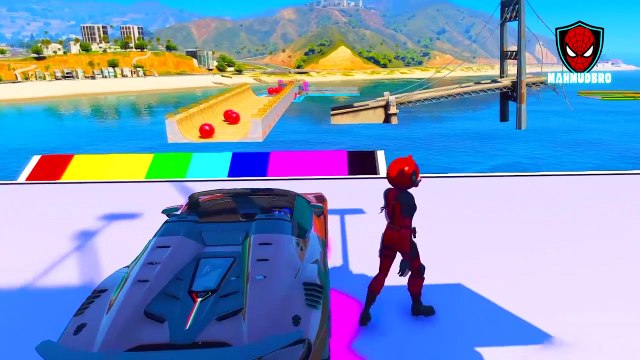 GTA V Stunt Extreme Car Racing Challenge by OMEN & Spiderman Shark #2