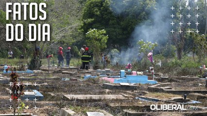 Princípio de incêndio é registrado no Cemitério do Tapanã, em Belém