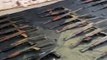 Les armes récupérés par Tsahal après l'attaque du Hamas le 7 octobre