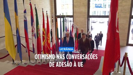 Ucrânia "otimista" sobre as hipóteses de adesão à UE