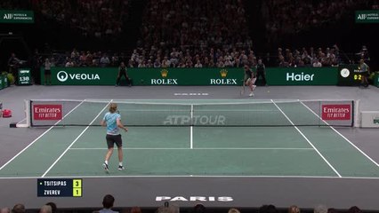 Rolex Paris Masters - Tsitsipas se qualifie pour les quarts