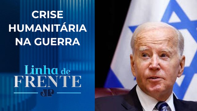 EUA adota cautela em apoio a Israel na guerra após bombardeios em Gaza | LINHA DE FRENTE