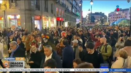 Tradición mexicana de Día de Muertos llega a Madrid, España