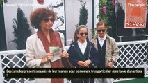 Marlène Jobert décorée de la légion d'Honneur, ses jumelles Eva et Joy Green à ses côtés