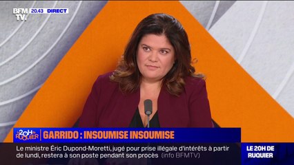 Raquel Garrido (LFI) sur l'attaque du Hamas en Israël: "Le 7 octobre, il s'est produit un acte de terreur absolument ignoble (...) C'est du terrorisme islamiste, des crimes de guerre, peut-être même des crimes contre l'humanité"