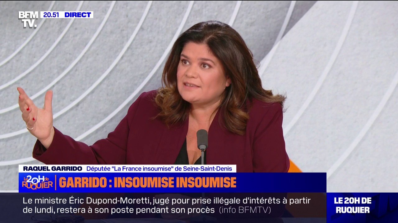 Raquel Garrido (LFI) sur les divisions au sein de la Nupes: "Ce n'est pas le moment de cliver et de se singulariser"