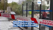 Storm Ciarán hits Western Europe blowing record winds in France and leaving millions without power