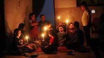 Filistinliler geceleri zifiri karanlık altında: 