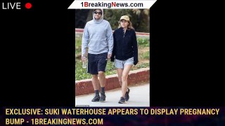 EXCLUSIVE: Suki Waterhouse appears to display pregnancy bump - 1breakingnews.com