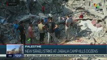 A second Israeli shelling over the Jabalia refugee camp left dozens of fatal casualties