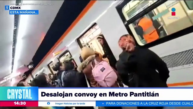 Desalojan convoy en la estación Pantitlán del Metro de la CDMX