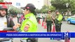 Operativo en Miraflores: Exigen documentos a motociclistas para reforzar la seguridad