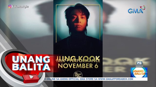 BTS member Jungkook, may solo debut sa The Tonight Show starring Jimmy Fallon sa Nov. 6 | UB