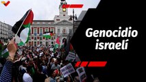 Tras la Noticia | Masivas movilizaciones contra el genocidio de Israel al pueblo palestino