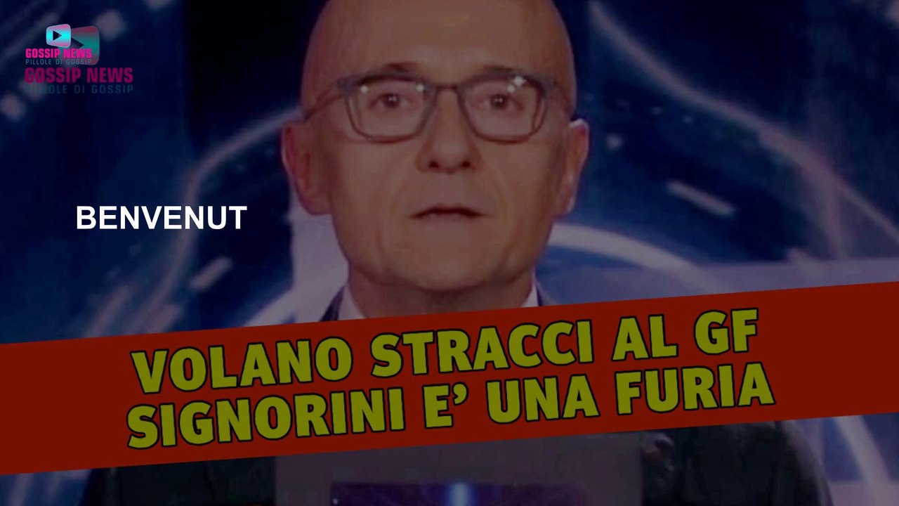 Volano Stracci al Grande Fratello: Signorini è Una Furia!