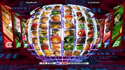 Marvel vs Capcom 2: New Age of Heroes - royskrull vs Locdown