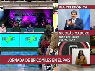 Pdte. Nicolás Maduro lidera jornada de trabajo dedicada a compartir los avances de Las BRICOMILES