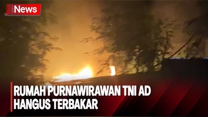 Rumah Purnawirawan TNI AD Dilalap Api di Pangkep, Penyebab Masih Diselidiki