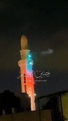 إسرائيل فقدت صوابها..إطلاق النار على مئذنة مسجد بُثّ خطاب "أبو عبيدة" عبر مكبراته