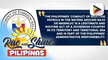 Pilipinas, bumuwelta sa akusasyon ng China na trespassing ang barko ng bansa sa Bajo de Masinloc
