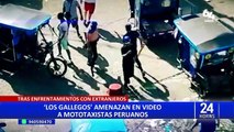 ‘Los Gallegos’: PNP responde tras supuestas amenazas de la banda contra mototaxistas peruanos